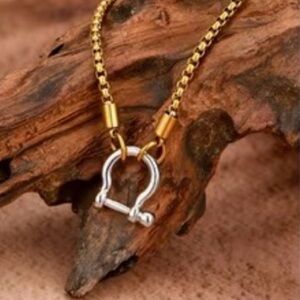 Gold and Silver Chain Necklace